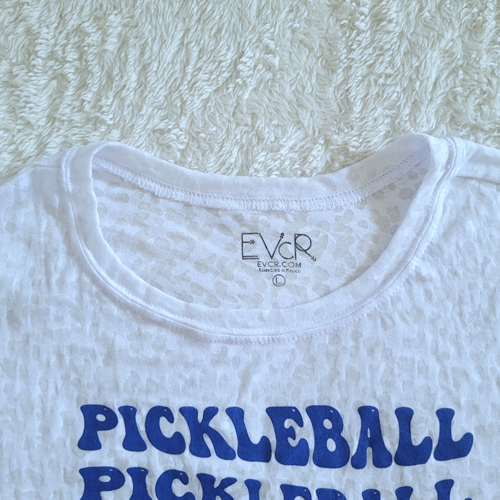 EVCR (Evolution🦍 and Creation👶) Pickleball🥒 Burnout🔥 Tee👕 - NWT - Picture 4 of 15